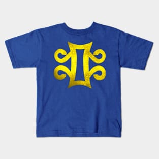 Glowing gold adinkra Kids T-Shirt